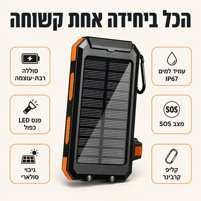 Solar Power Bank 80000mAh