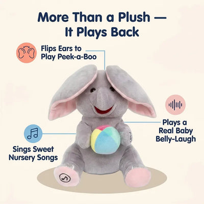 Hide-and-Seek Elephant Plush Toy