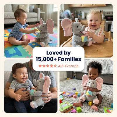 Hide-and-Seek Elephant Plush Toy