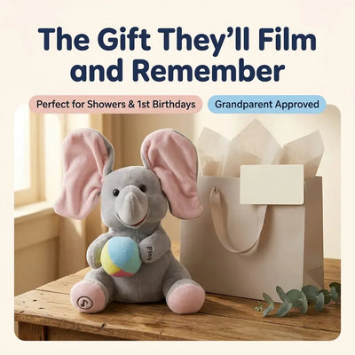 Hide-and-Seek Elephant Plush Toy