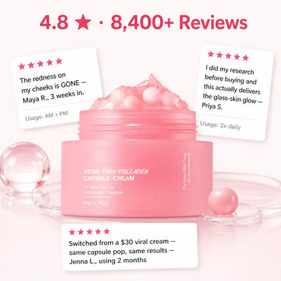 Pink Collagen Capsule Cream