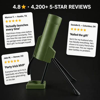 Mortar Bottle Opener Launcher