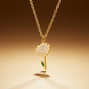 April birth flower necklace