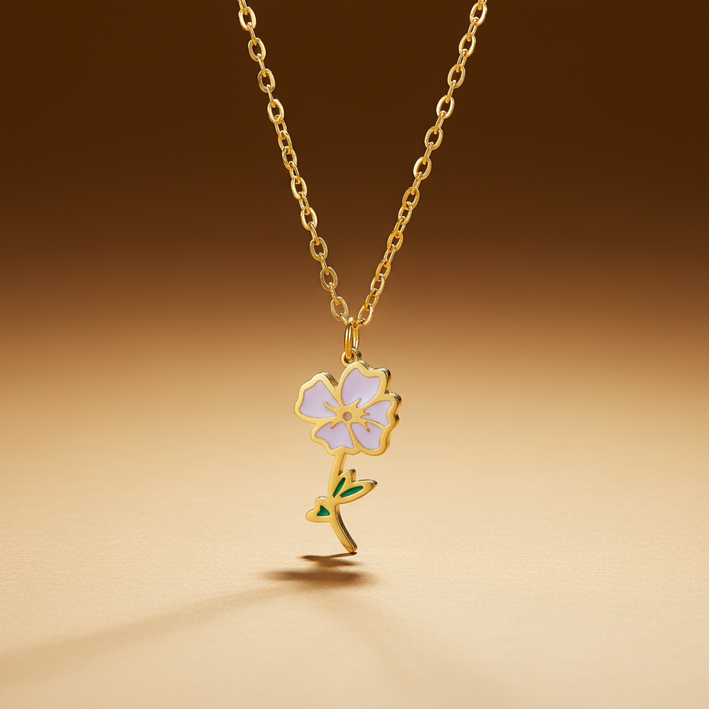 Sofia's Birth Flower Necklace