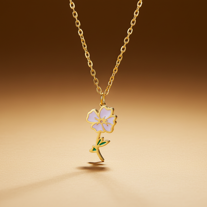 Sofia's Birth Flower Necklace