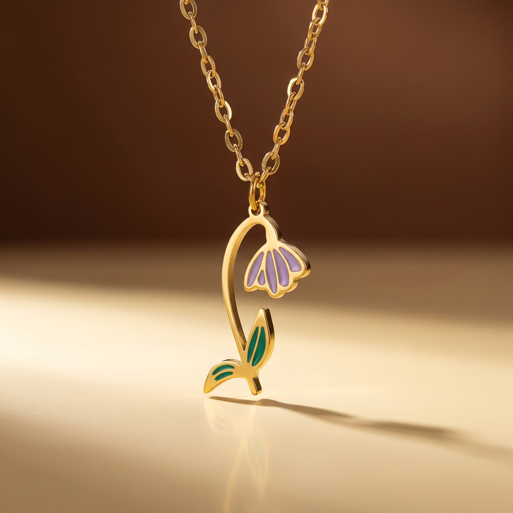 Sofia's Birth Flower Necklace