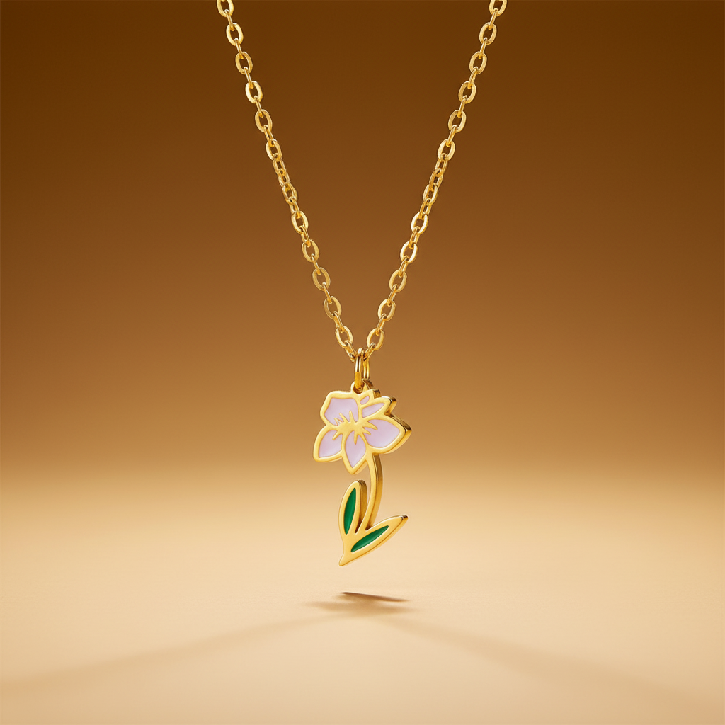 Sofia's Birth Flower Necklace