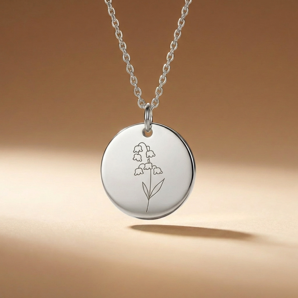 Sofia's Birth Flower Pendant | 18K Gold