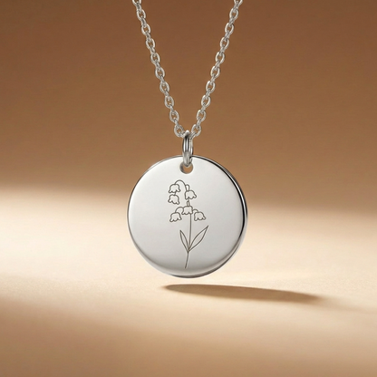 Sofia's Birth Flower Pendant | 18K Gold