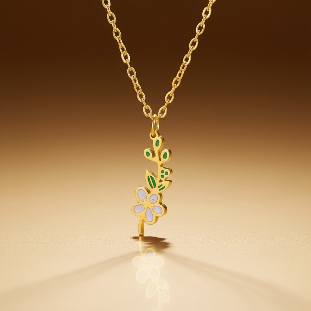 Sofia's Birth Flower Necklace