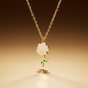 October birth flower necklace