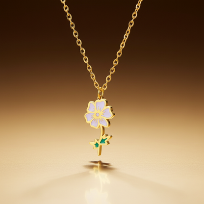 Sofia's Birth Flower Necklace