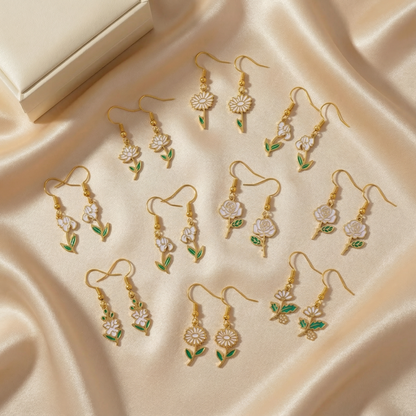 Sofia's Birth Flower Earrings
