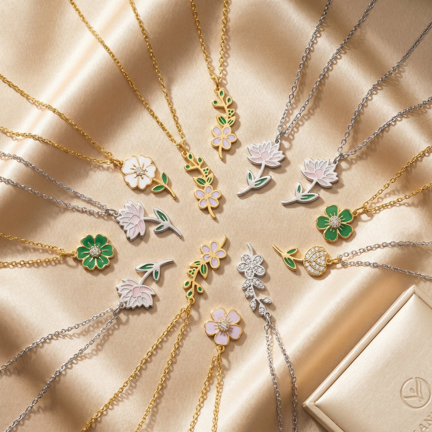 Sofia's Birth Flower Necklace