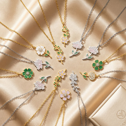 Sofia's Birth Flower Necklace