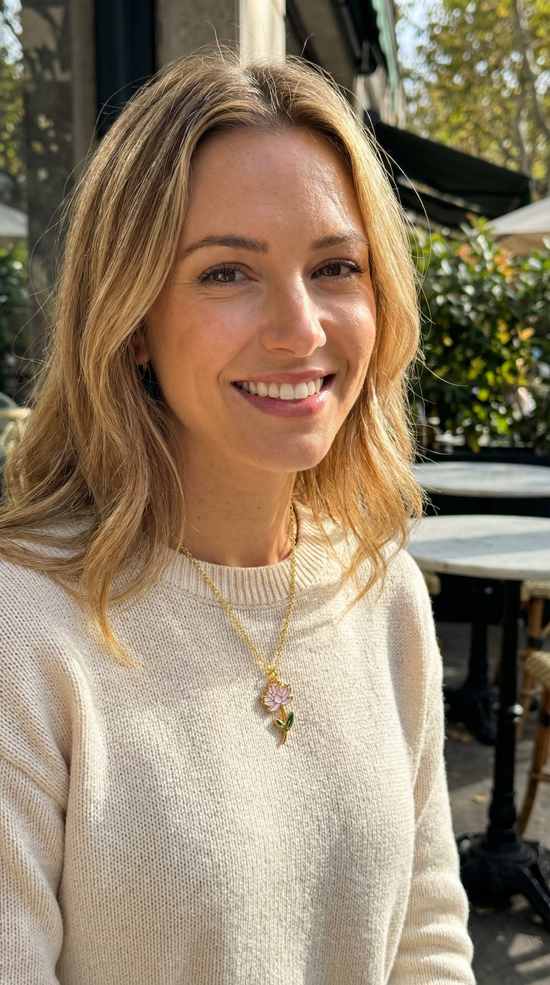 Customer wearing jewelry