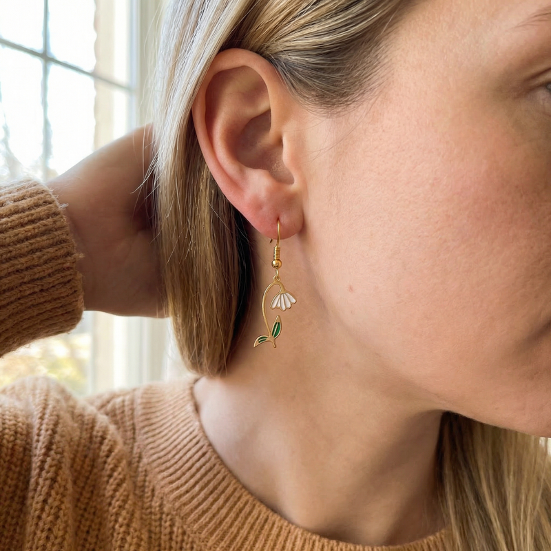 Customer wearing jewelry