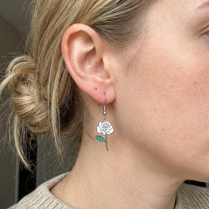 Customer wearing jewelry