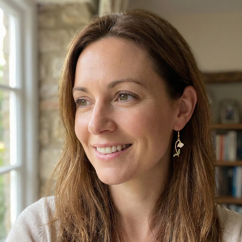 Customer wearing jewelry