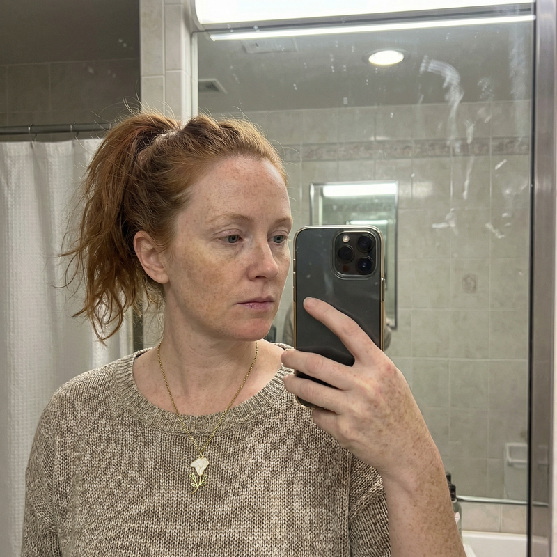 Customer wearing jewelry