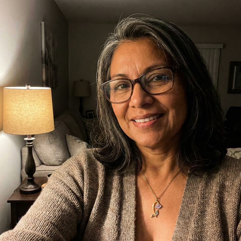 Customer wearing jewelry