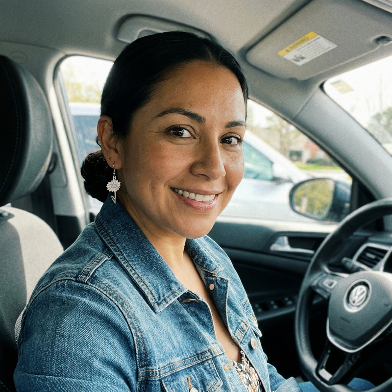 Customer wearing jewelry