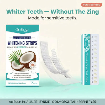 Oralhoe Coconut Oil Whitening Strips