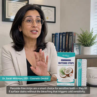 Oralhoe Coconut Oil Whitening Strips