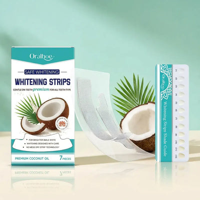 Oralhoe Coconut Oil Whitening Strips