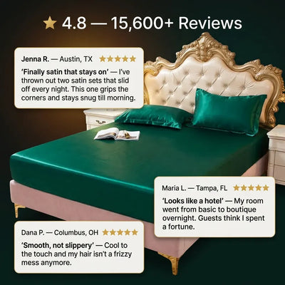 Rayon Satin Fitted Sheet
