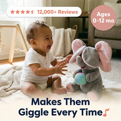 Hide-and-Seek Elephant Plush Toy