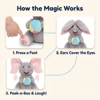 Hide-and-Seek Elephant Plush Toy