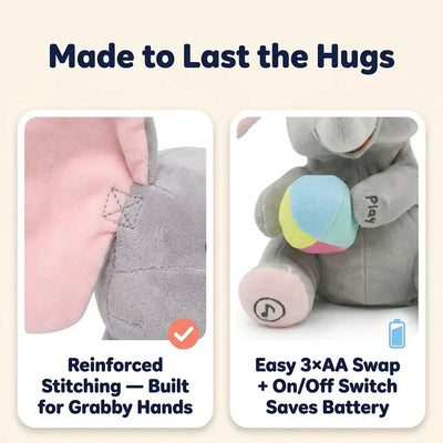 Hide-and-Seek Elephant Plush Toy