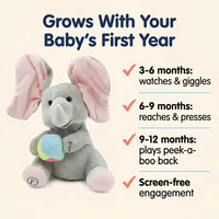 Hide-and-Seek Elephant Plush Toy