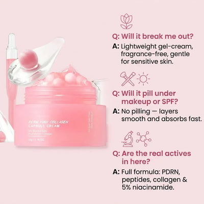 Pink Collagen Capsule Cream