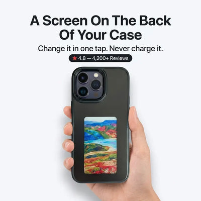 E-Ink Customizable phone Case
