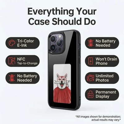 E-Ink Customizable phone Case