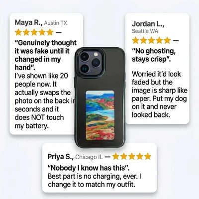 E-Ink Customizable phone Case