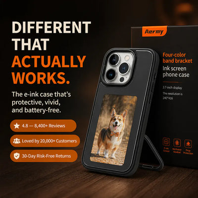 THE DIY E-Ink Screen Phone Case
