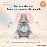 Hide-and-Seek Elephant Plush