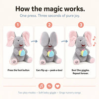 Hide-and-Seek Elephant Plush