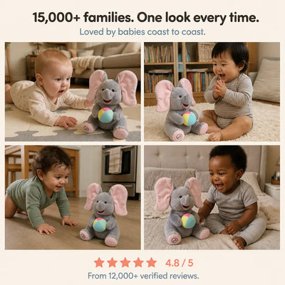 Hide-and-Seek Elephant Plush