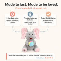 Hide-and-Seek Elephant Plush
