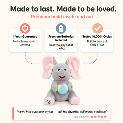 Hide-and-Seek Elephant Plush