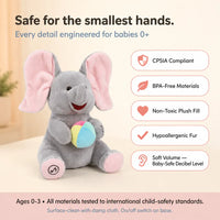 Hide-and-Seek Elephant Plush