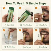 Natural Miswak Toothbrush Stick